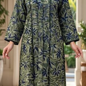 khaddar stitched frock (2 piece)