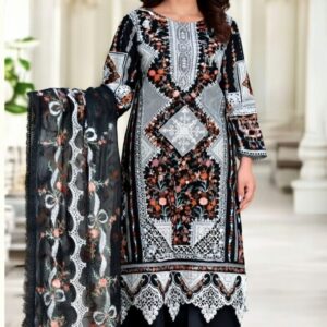 embroidered 3 piece cotton suit stitched summer collection
