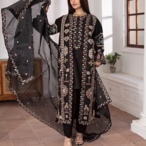 embroidered 3 piece cotton suit stitched summer collection