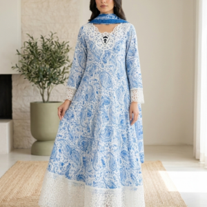 embroidered cotton lawn 3 piece set stitched summer collection